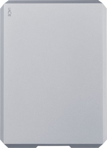 LaCie - Mobile Drive 2TB External USB 3.1 Gen 2 Portable Hard Drive - Space Gray
