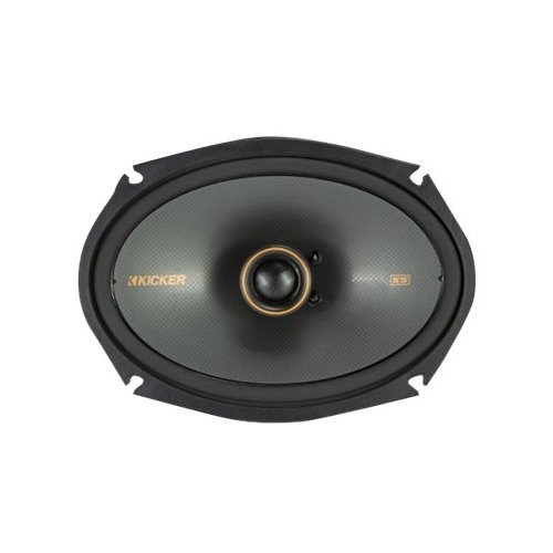 KICKER - KS Series 6" x 9" 2-Way Car Speakers (Pair) - Black