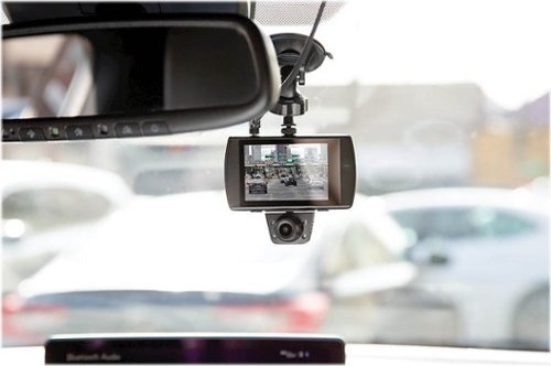 Car and Driver Road Patrol Touch Duo Wide Angle HD Dual Dash Cam with Touchscreen and Driver Warning Features - Black WHERE TO BUY