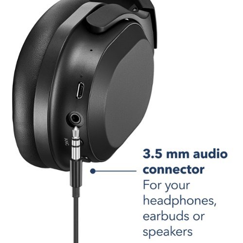 Insignia™ 3’ USB-C to 3.5 mm Cable - Black GLOBAL SHIPPING