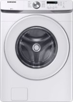 Samsung - 4.5 Cu. Ft. High Efficiency Stackable Front Load Washer with Vibration Reduction Technology+ - White - Front_Standard