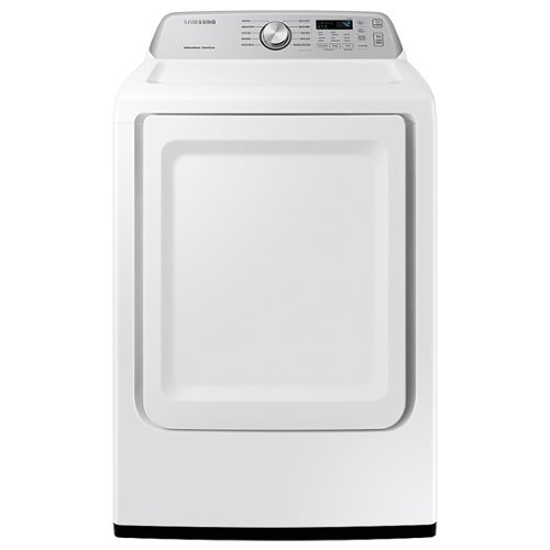 Samsung - 7.4 Cu. Ft. Gas Dryer with Sensor Dry - White