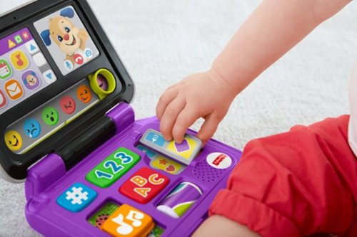 Fisher-Price Laugh & Learn Click & Learn Laptop - Purple GLOBAL SHIPPING