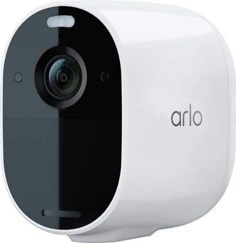 Arlo - Essential Spotlight Camera – Indoor/Outdoor Wire-Free 1080p Security Camera - White