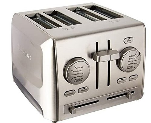 Cuisinart - 4 Slice Custom Select Toaster - Stainless Steel-Left_Standard 