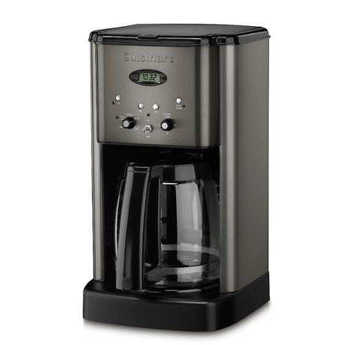 Cuisinart - Brew Central 12 Cup Programmable coffeemaker - Black Stainless Steel-Left_Standard 