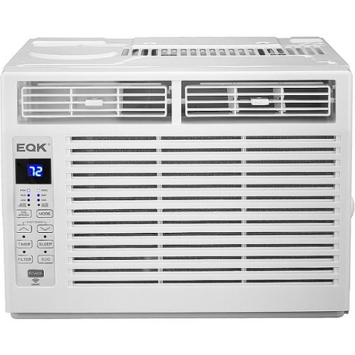 Emerson Quiet Kool - 6,000 BTU 115V SMART Window Air Conditioner with Remote, Wi-Fi, and Voice Control - White