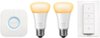 Philips - Hue White Ambiance A19 2Pk Kit (White Box)-Front_Standard