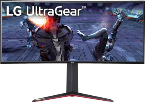 LG - Geek Squad Certified Refurbished UltraGear 34" IPS LED UltraWide HD FreeSync and G-SYNC Compatible Monitor with HDR - Black