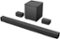 VIZIO - 5.1-Channel V-Series Soundbar with Wireless Subwoofer and Dolby Audio 5.1/DTS Virtual:X - Black-Front_Standard 