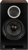 ELAC - Debut Reference Bookshelf Speakers - Black/Walnut-Front_Standard