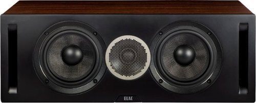 ELAC - Debut Reference Center Speaker - Black/Walnut