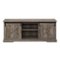Walker Edison - 70" Sliding Barn Door TV Console - Gray-Front_Standard