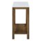 Walker Edison - Narrow A Frame Side Table - Walnut-Front_Standard