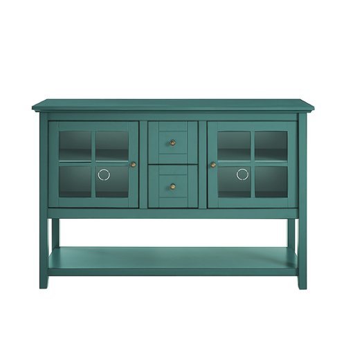 Walker Edison - Transitional TV Stand / Buffet for Most Flat-Panel TV's up to 55" - Dark Teal