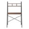 Walker Edison - Mid Century Modern Ladder Computer Desk - Dark Walnut-Front_Standard