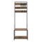 Walker Edison - Entryway Coat Rack Hall Tree with Adjustable Hooks-Front_Standard