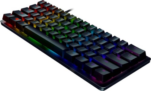 Razer - Huntsman Mini 60% Teclado óptico para juegos con interruptor Clicky con cable con retroiluminación Chroma RGB - Negro
