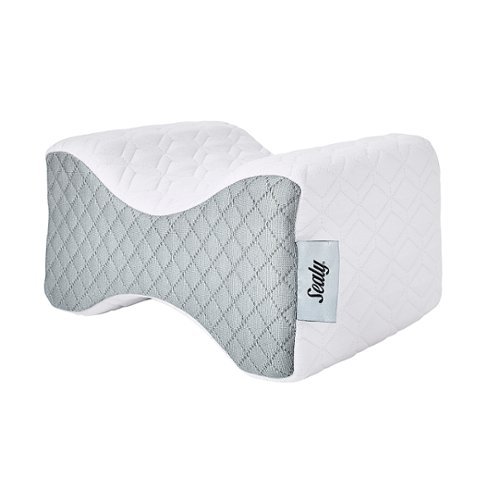 Sealy - Memory Foam Knee Pillow - White