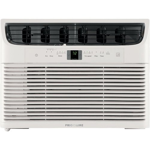 Frigidaire - Energy Star 450 sq ft Window-Mounted Compact Air Conditioner - White