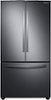Samsung - 28 cu. ft. Large Capacity 3-Door French Door Refrigerator with Internal Water Dispenser - Black Stainless Steel-Front_Standard