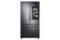 Samsung - 28 cu. ft. 3-Door French Door Smart Refrigerator with Family Hub - Black Stainless Steel-Front_Standard 
