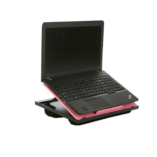 Mind Reader - Adjustable 8 Position Lap Desk - Pink
