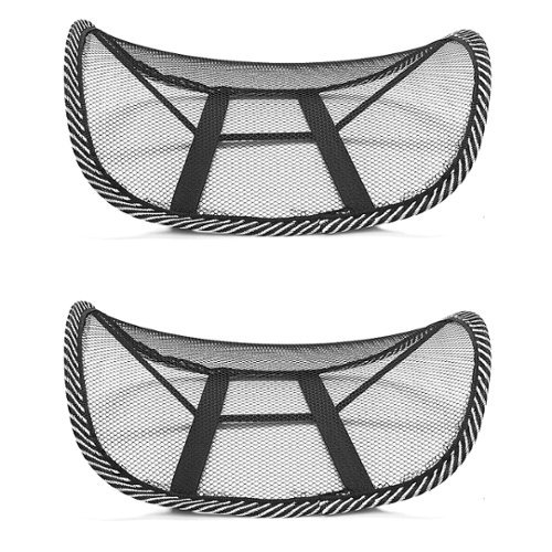 Mind Reader - Mesh Lumbar Support Extra Comfortable-Front_Standard 