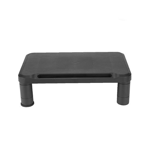 Mind Reader - Small Monitor Stand Durable Plastic
