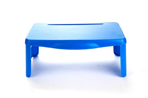 Mind Reader - Folding Lap Desk Portable Laptop - Blue-Front_Standard 