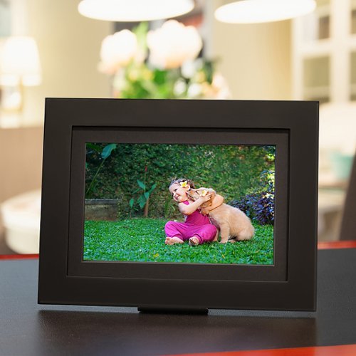 Brookstone PhotoShare Friends and Family Smart Frame 10.1 - Black WHERE TO BUY