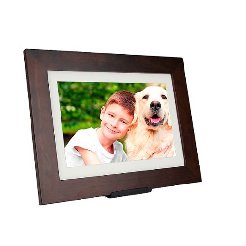 Brookstone PhotoShare Friends and Family Smart Frame 8 - Espresso HOW TO BUY
