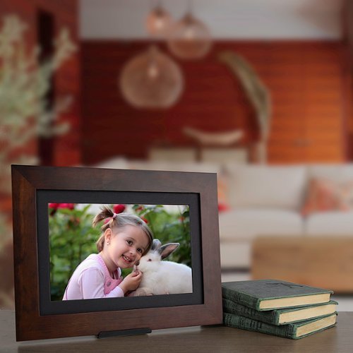 Brookstone PhotoShare Friends and Family Smart Frame 8 - Espresso BUY IN MIDDLE EAST
