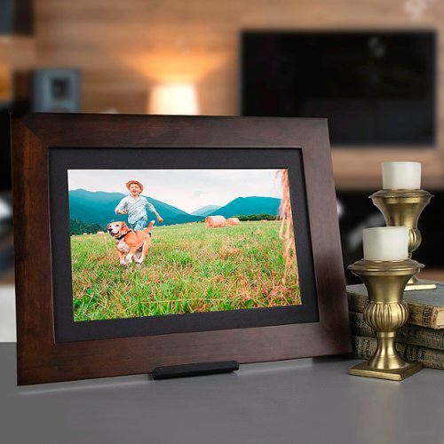 Brookstone PhotoShare Friends and Family Smart Frame 8 - Espresso BUY IN AUSTRALIA