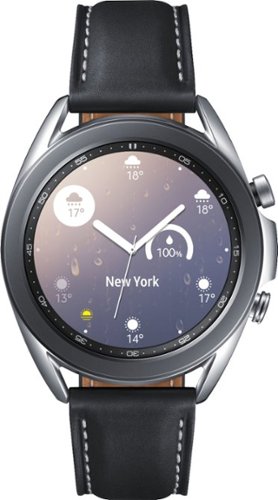 Samsung - Galaxy Watch3 Smartwatch 41mm Stainless BT - Mystic Silver