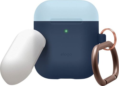 Elago - Duo Hang Case for Apple AirPods - Jean Indigo