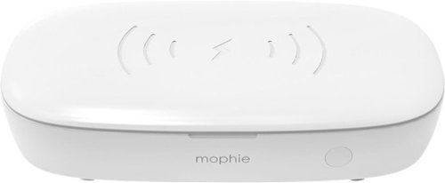 mophie - UV Sanitizer with Wireless Charging - White