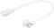 Insignia™ - 18" Low-Profile Extension Cable - White-Front_Standard