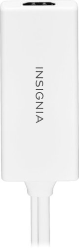 Insignia™ VGA to HDMI Adapter - White BUY IN EUROPE