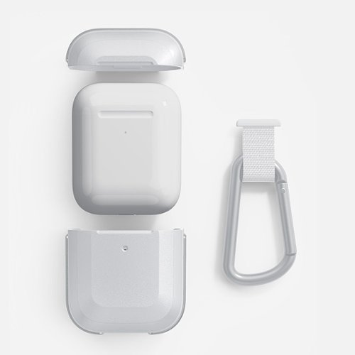 Raptic Trek for AirPods - Silver / White GLOBAL SHIPPING