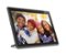Aluratek - 17.3" Touchscreen WiFi Digital Photo Frame - Black-Angle_Standard