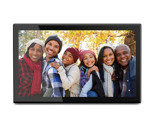 Aluratek 17.3 Touchscreen WiFi Digital Photo Frame - Black WORLDWIDE DELIVERY