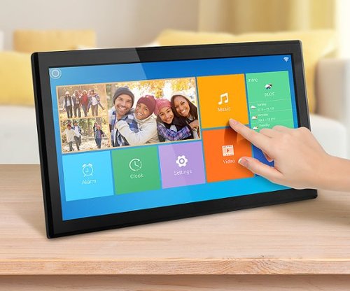 Aluratek 17.3 Touchscreen WiFi Digital Photo Frame - Black WHERE TO BUY