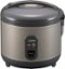Zojirushi - 5.5 Cup (Uncooked) Automatic Rice Cooker & Warmer - Metallic Gray-Angle_Standard