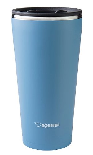 Zojirushi - 15 oz Stainless Steel Tumbler with Tea Leaf Filter - Blue Gray