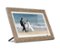 Aluratek - 13" Photo Frame - Distressed Wood-Angle_Standard