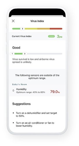 uHoo Smart Indoor Air Quality Monitor - White SHOP ONLINE