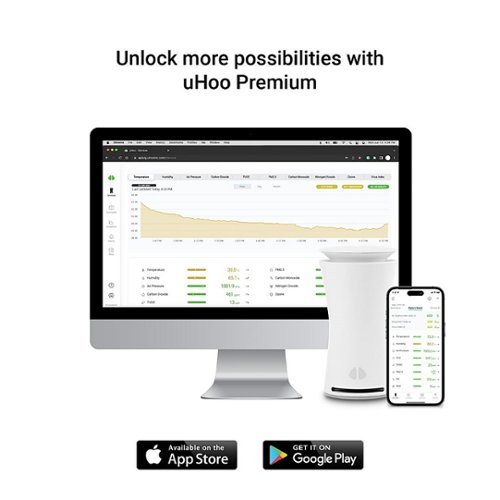 uHoo Smart Indoor Air Quality Monitor - White BUY IN MIDDLE EAST