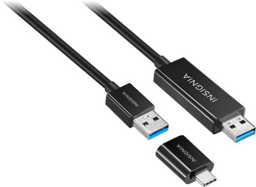 Insignia™ 6' USB 3.0 File Transfer Cable - Black SHOP ONLINE