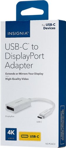 Insignia™ USB-C to DisplayPort Adapter - White BUY ONLINE